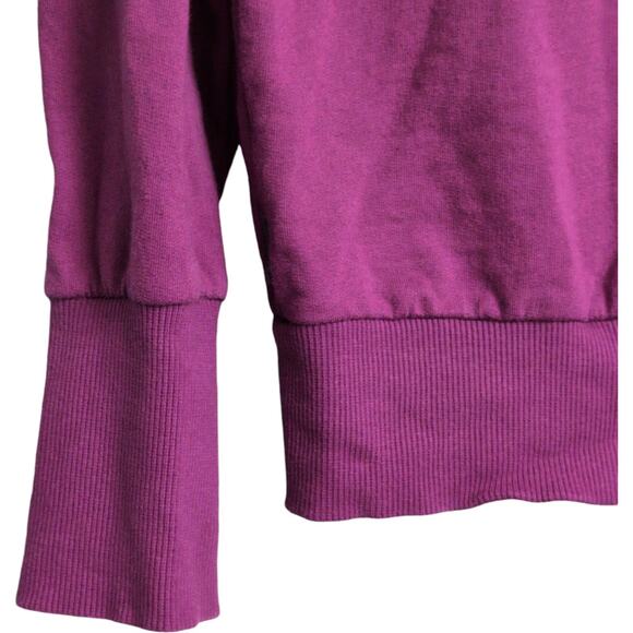 Icebreaker Purple Long Sleeve Crew Neck 200 Merino Cotton Wool Sweatshirt Size M - Picture 2 of 11